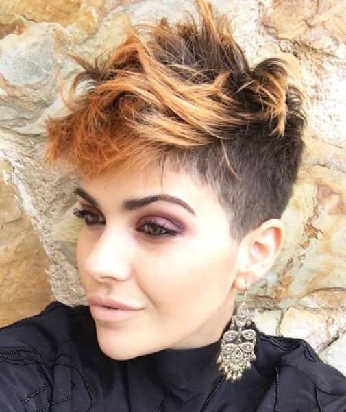 Outstanding Orange Short Ombre Hair Ideas