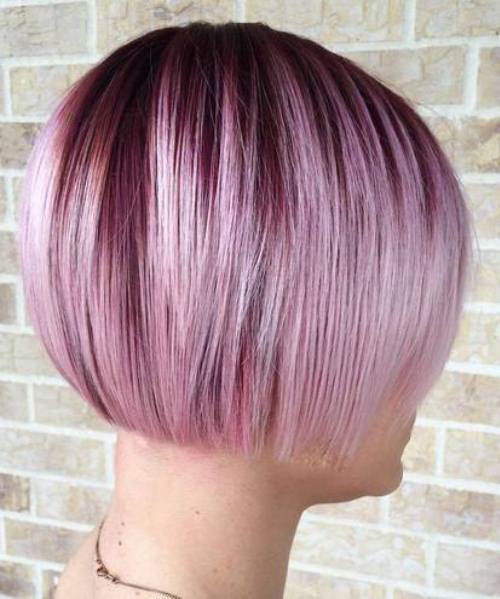 Perfect Purple Short Ombre Hair Ideas