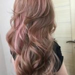 Pink Long and Layered Hairstyles for long hair