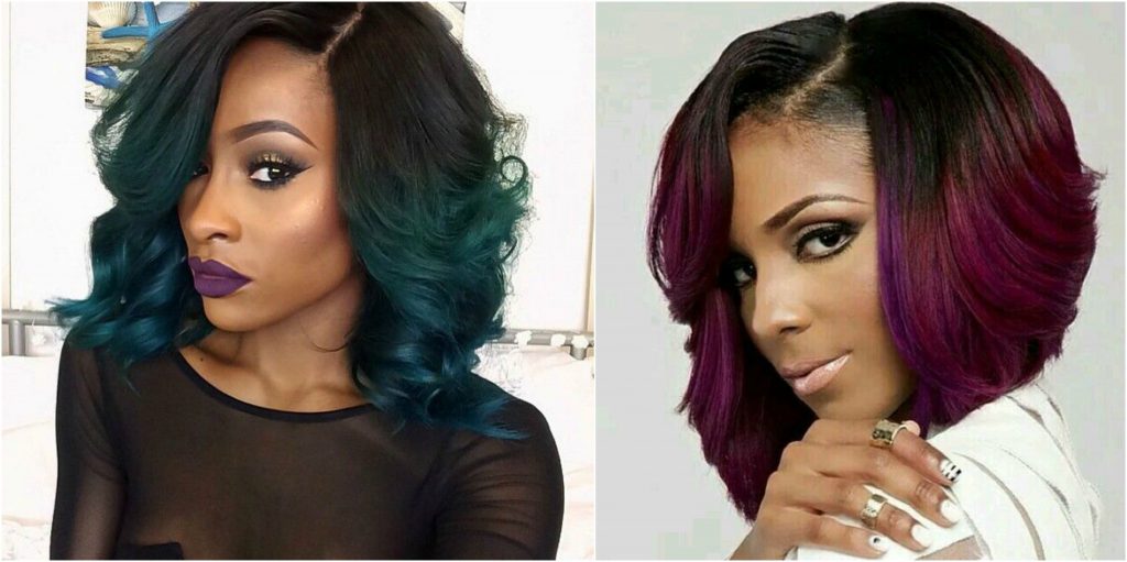 Playful Bob Hairstyles for Black Women