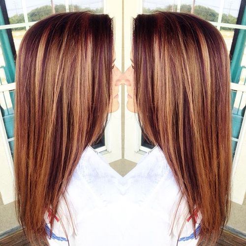 Red Hair with Auburn Highlights Auburn Hair Color Ideas