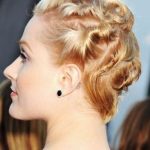 Rose Gold Twists Hair Updos for Short Hair