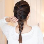 Secure the Braid with Rubber Band- To do a french braid