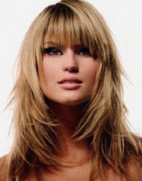 Shag Cut with Bangs-Best Hairstyles for Medium Hair