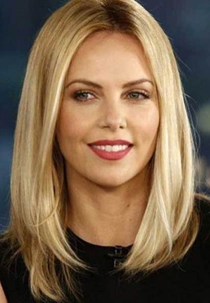 Shoulder-Length Blunt Blonde Bob- Hairstyles for shoulder length