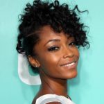 Side Swept Updo with Curls Black Short Hairstyles