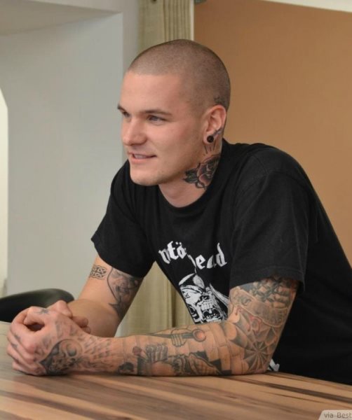 Skinhead punk hairstyles for men