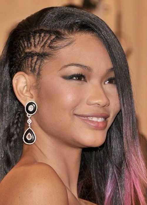 Sleek and Side-Braided Hairstyles for Black Women