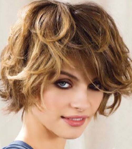 Soft Curly Shag For Thin Hair-Curly Shag Haircuts for Short Medium Long Curls