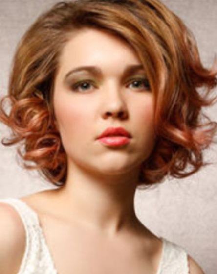 Spiraled Side Bang-Solutions for copper Hair Color