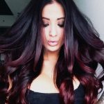 Stunning Ombre Hair Color Ideas for Blond, Red, Brown, and Black Hair Long Black Hair with Red Ombre