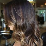 Stunning Ombre Hair Color Ideas for Blond, Red, Brown, and Black Hair Lovely Curly Dark Brown Hair with Golden Ombre