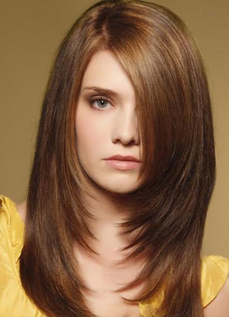 Swoopy Layers for Mid Length Hair- Medium Layered haircuts for thick hair