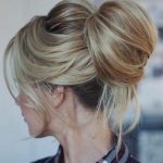 Teased Crown Top Knot-Top Knot Hairstyles