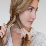 Tightly Hold Both the Sections- Do a Fishtail Braid