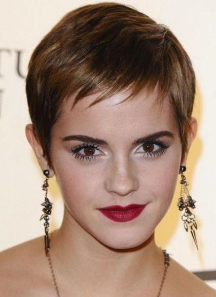 Torn Pixie Haircut with Fringe- Short Haircuts for Fine Hair
