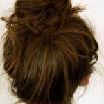 Tousled Top Knot- Easy hairstyles to make at home