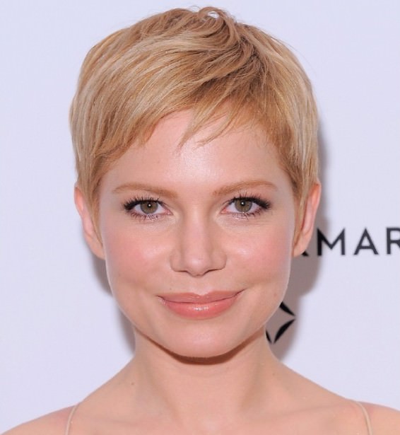 Trendy Short Haircuts Straight Pixie with Defined Bangs