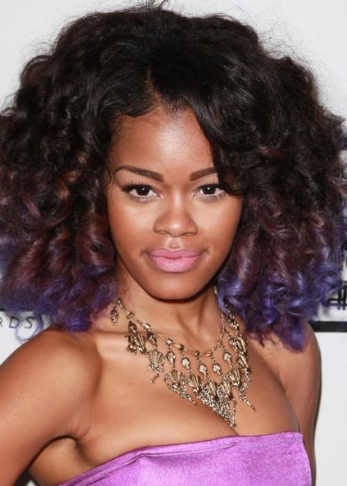 Tri Color Curls Hairstyles for Black Women