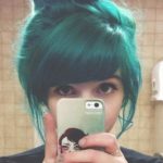Turquoise Blue Top Knot-Top Knot Hairstyles