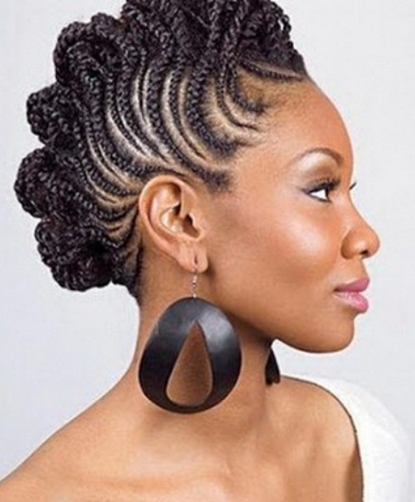 Twisted Bantu Mohawk- Mohawk Hairstyles