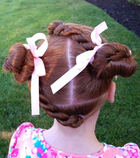 Twisted Girly Fun Hairstyles for Little Girls