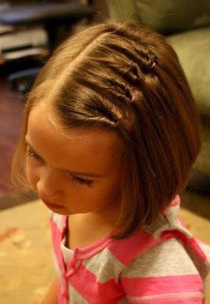 Twisty Bob Hairstyles for Little Girls