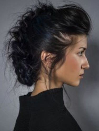 Updos with Mohawk Hairstyle-Hairstyles for Medium Hair