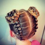 Upside Down Braid Wraps Hairstyles for Little Girls