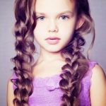 Violet Fun Hairstyles for Little Girls