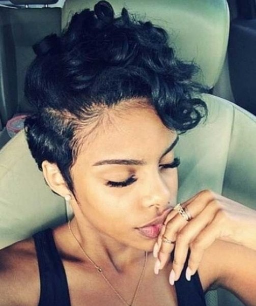 Wavy Pixie Natural Hairstyles