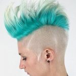 blue and beyond punk hairstyles for women