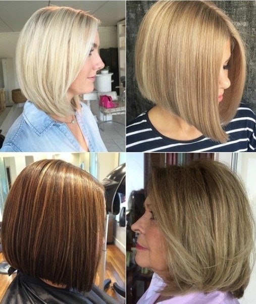 chic collarbone bob haircuts for women