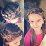 crown barided haistyle simple braids for kids