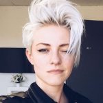icy punk hairstyles for women