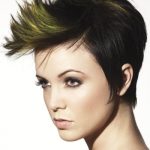 lime extravagant punk hairstyles for women
