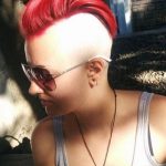 red rebel punk hairstyles for women