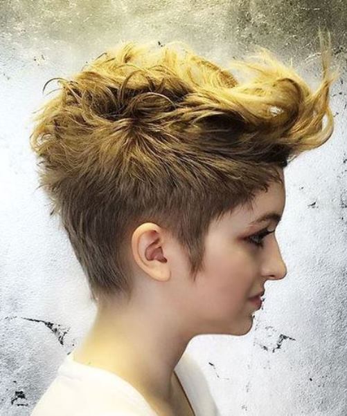 short messy punk hairstyles for women