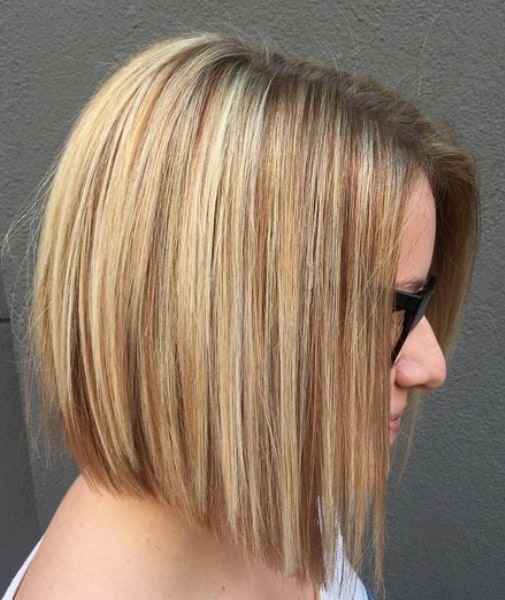 sleek dimensional mid length medium haircuts for women