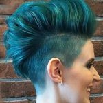 troubled in turquoise punk hairstyles for women