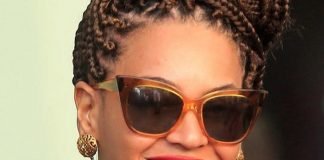 15 Iconic Box Braids Hairstyles Big Beyonce Bun Box Braids Hairstyles