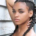 french and box braids updo hairstyles