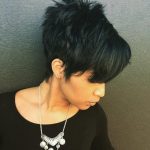 chopped short hairstyles for black women