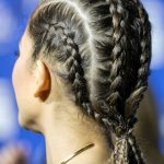 Ponytail french braids for black women