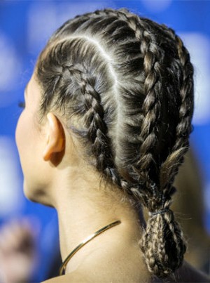 Cornrow french braids hairstyles for black women