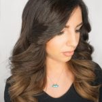 Flirty black and brown reverse ombre hair color ideas