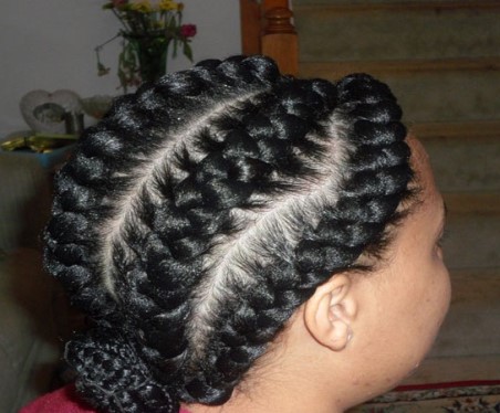 Intricate French Braids for Black Women