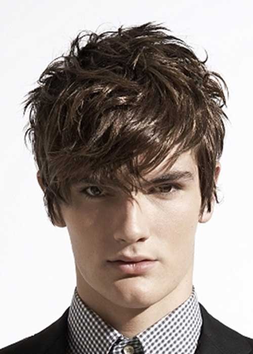 messy hairstyles for men