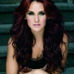 Rich Purple to Balck Omber Shade of Burgundy Hair Color