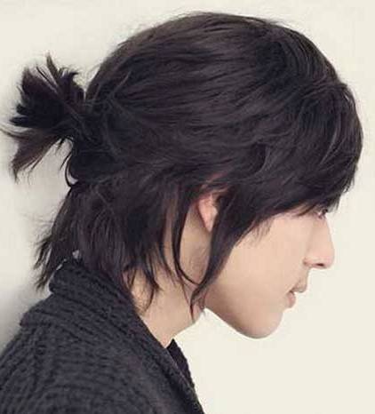 Simple Samurai Hairstyles for Men